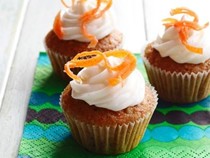 Mini carrot cupcakes