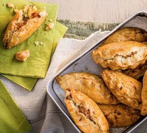 Mini cheese & onion pasties