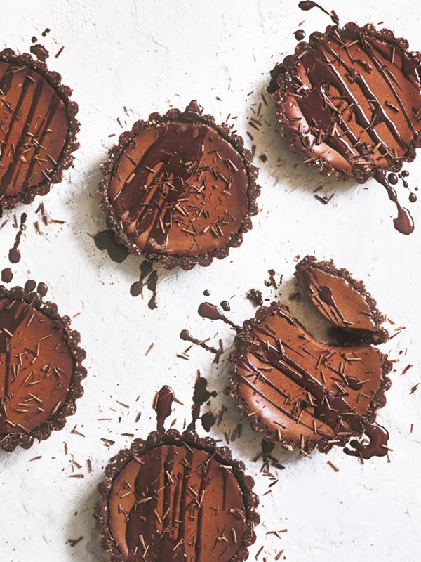 Mini chocolate cheesecakes