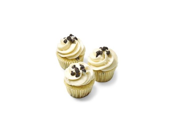 Mini chocolate chip cupcakes