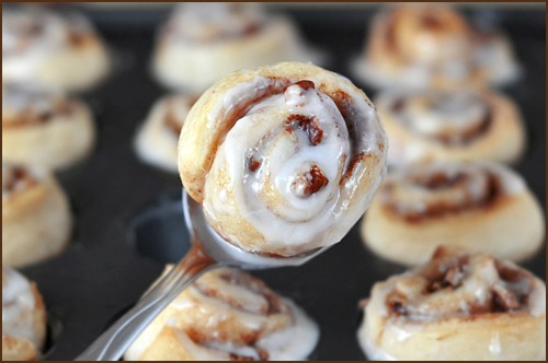 Mini cinnamon rolls