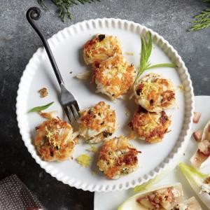Mini crab cakes