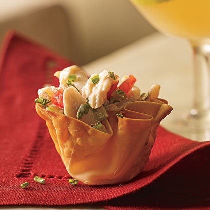 Mini crab cups