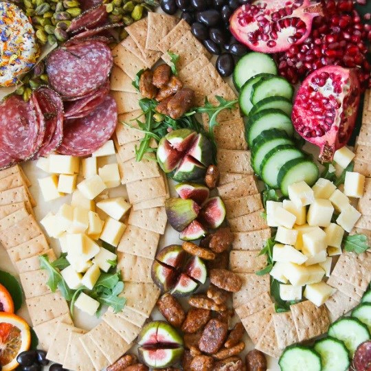 Mini cracker grazing board