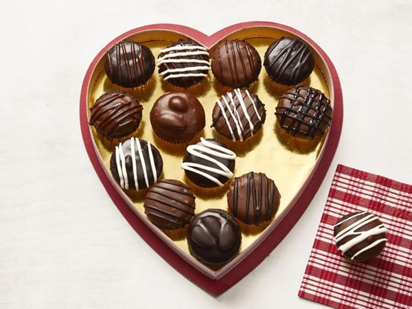 Mini cupcake chocolate box