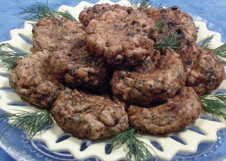 Mini dill omelets (Ijjie shimra)
