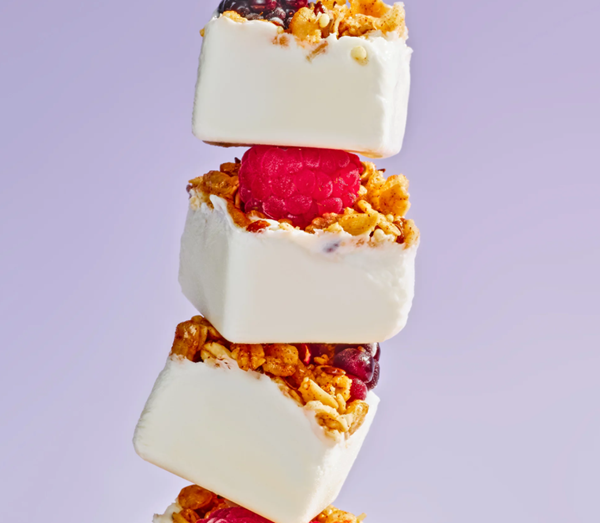 Mini frozen yogurt parfait bars