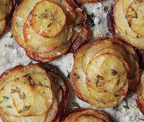 Mini herbed pommes Anna
