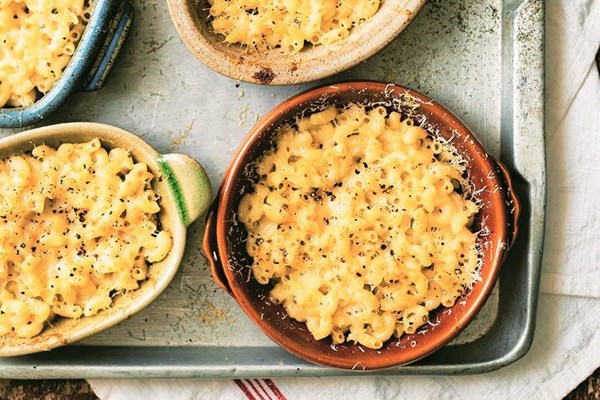 Mini Italian mac 'n' cheese (Pasta al forno ai 4 formaggi)