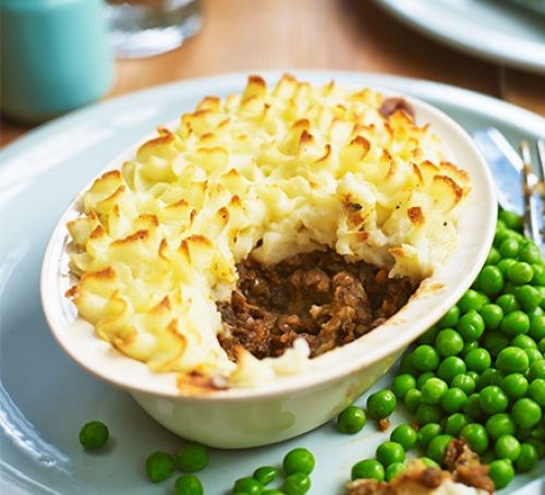 Mini lentil shepherd’s pies