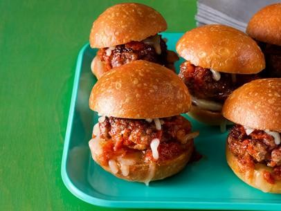 Mini meatball sliders