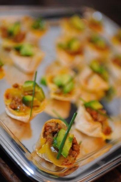 Mini Mexican quiches