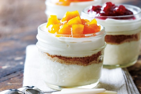 Mini no-bake cheesecakes