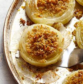 Mini onion gratins