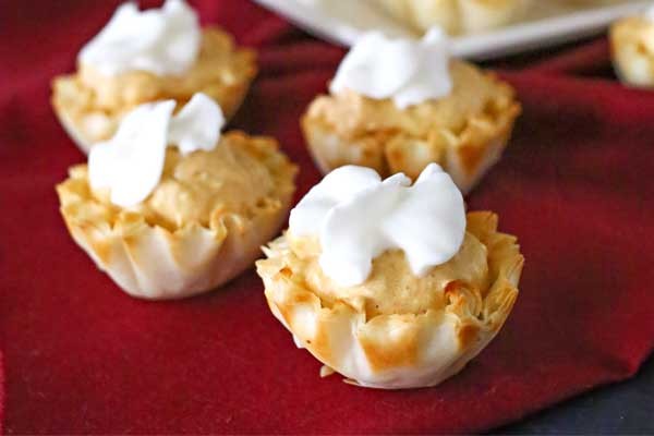 Mini pumpkin pies