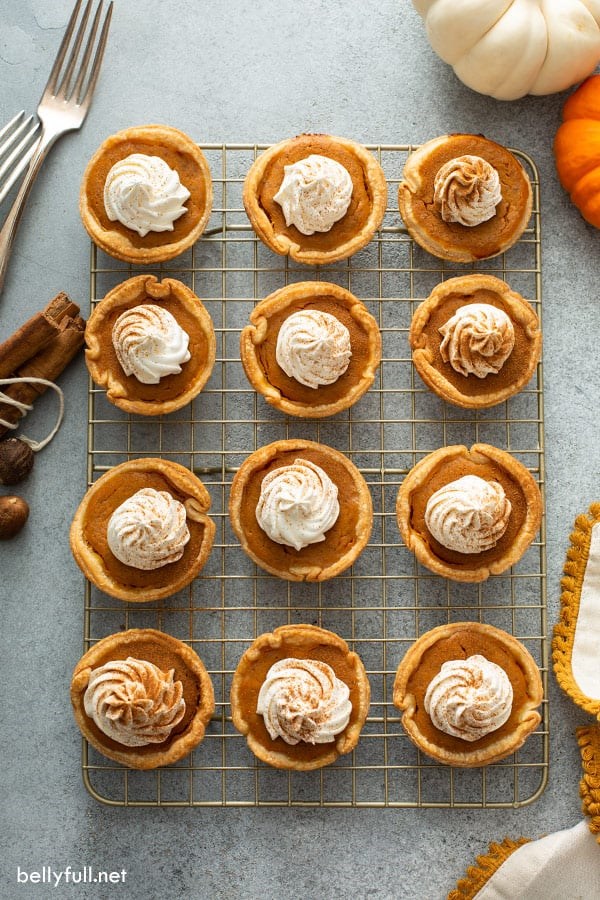 Mini pumpkin pies