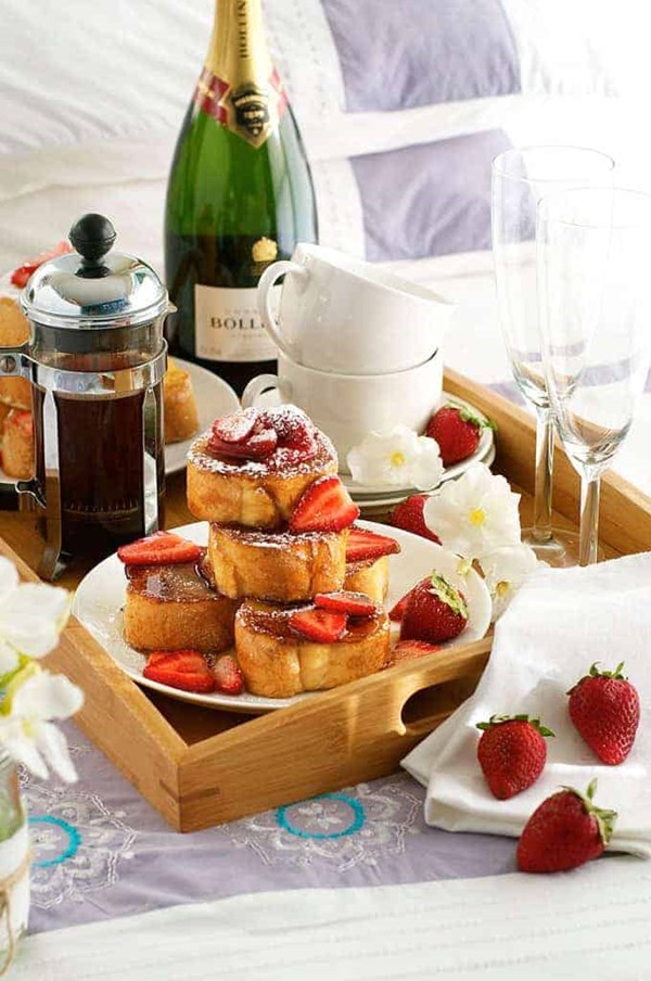 Mini strawberry French toast
