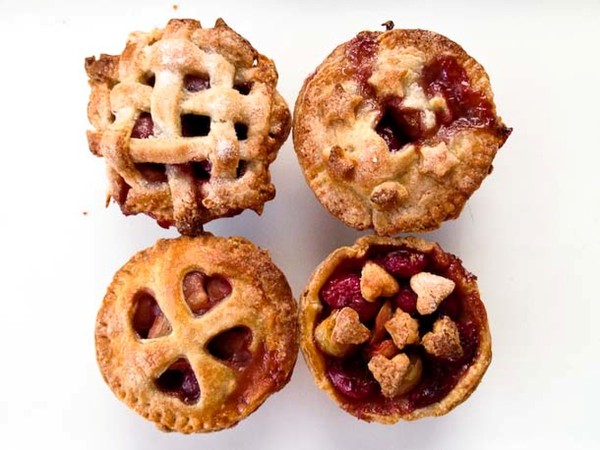 Mini sweet cherry pies