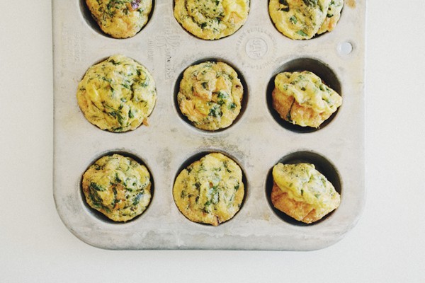 Mini sweet potato frittatas ("egg balls")