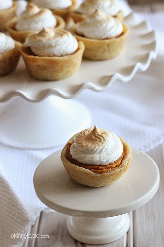 Mini sweet potato meringue pies