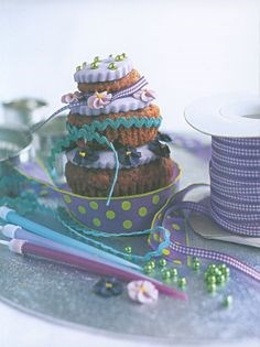 Mini tiered cakes