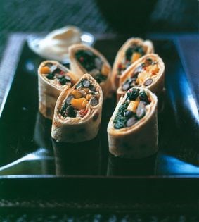 Mini tortilla wraps