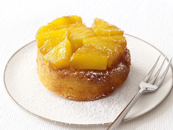 Mini upside-down cakes