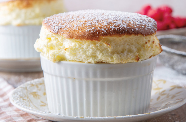 Mini vanilla soufflés