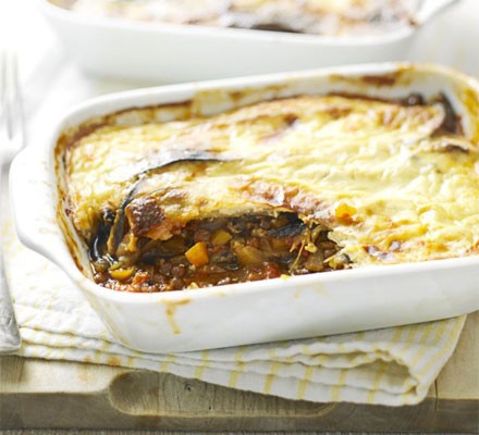 Mini veggie moussakas