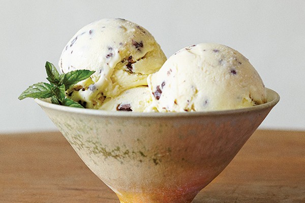 Mint chip ice cream