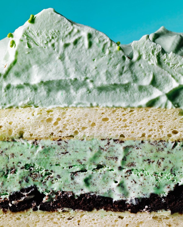 Mint chip ice cream cake