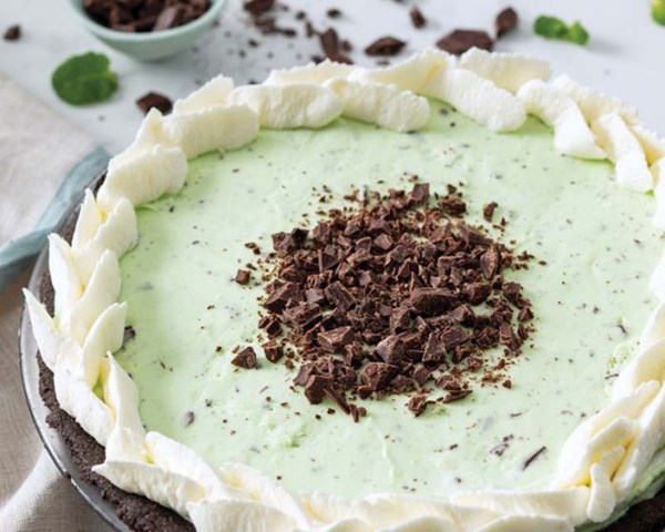 Mint chip pie