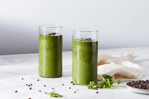 Mint-chip smoothie