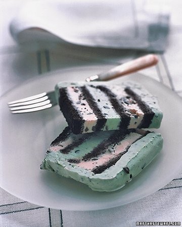 Mint chocolate-chip cake