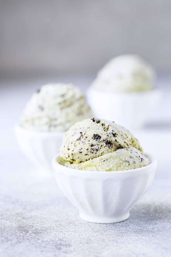 Mint chocolate chip ice cream