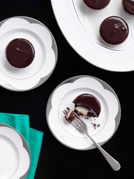 Mint chocolate tarts