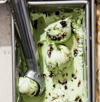 Mint-cookie ice cream
