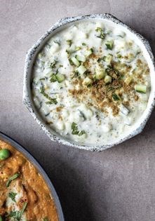 Mint cucumber raita