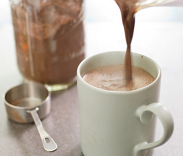Mint hot chocolate mix