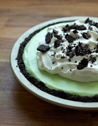Mint icebox pie