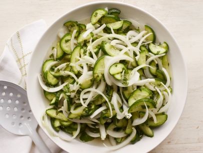 Mint julep cucumber salad