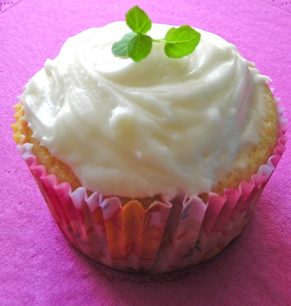 Mint julep cupcakes