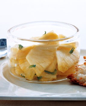 Mint julep pineapple