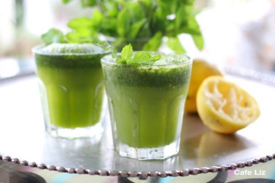 Mint lemonade (Ice limonana)