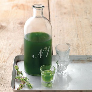 Mint liqueur (Liquori mentino)