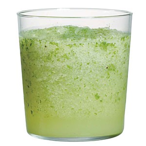 Mint margarita slushies
