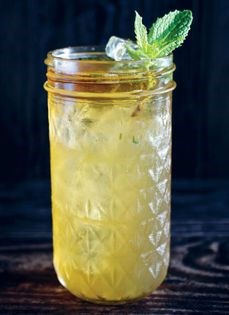 Minted brown sugar syrup