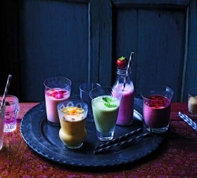 Minted mango lassi