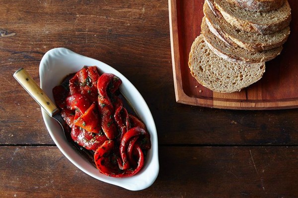 Minted pepper salad