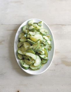 Minted zucchini (Courgettes à la menthe)